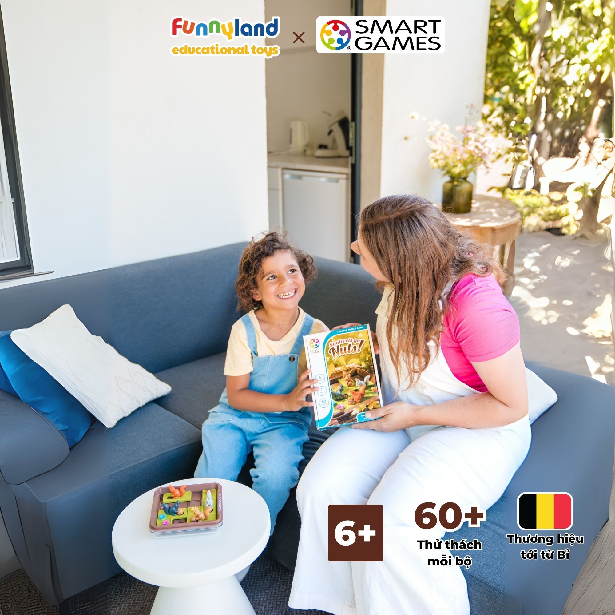 Đồ chơi trí tuệ Smartgames Thử thách Squirrels Go Nuts!