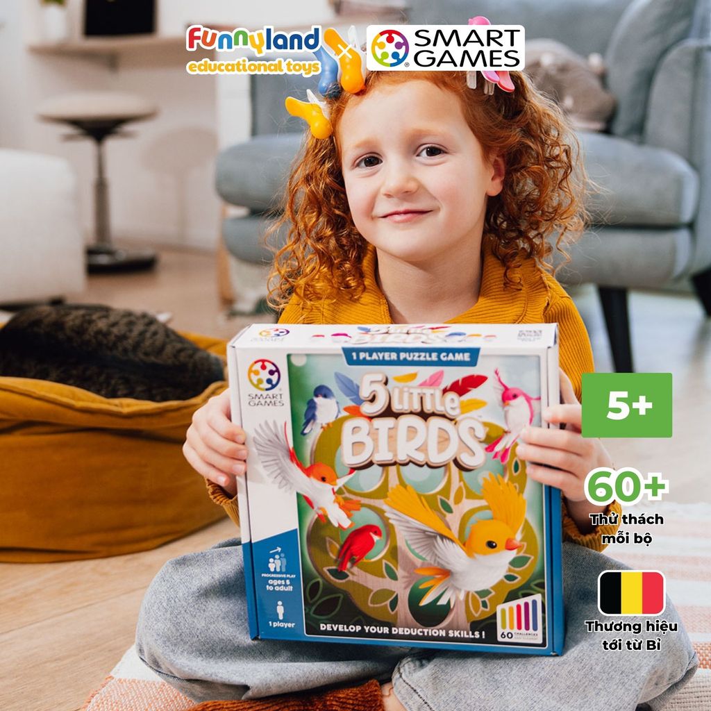 Đồ chơi trí tuệ Smartgames Thử thách 5 Little Birds