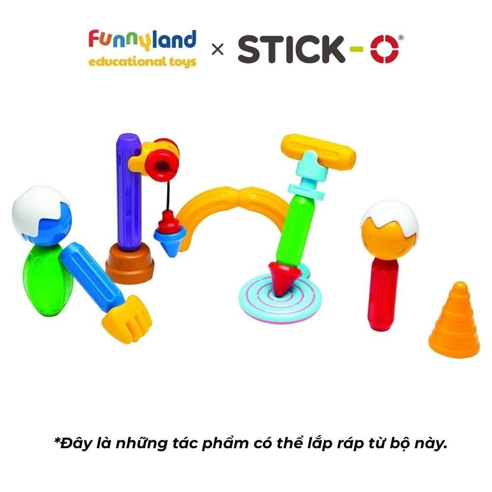 Đồ chơi xếp hình nam châm Hàn Quốc Stick-O ROLE PLAY SET