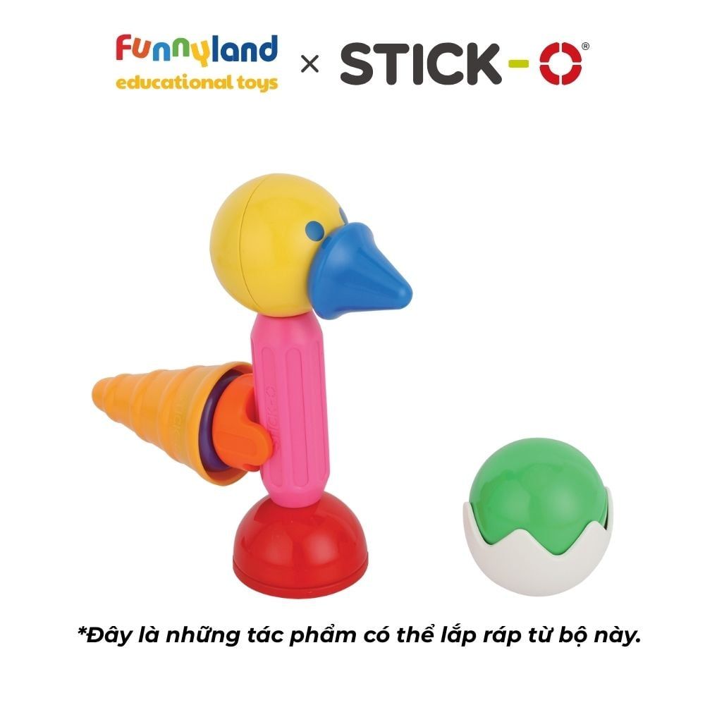 Đồ chơi xếp hình nam châm Hàn Quốc Stick-O MY FIRST FRIENDS SET