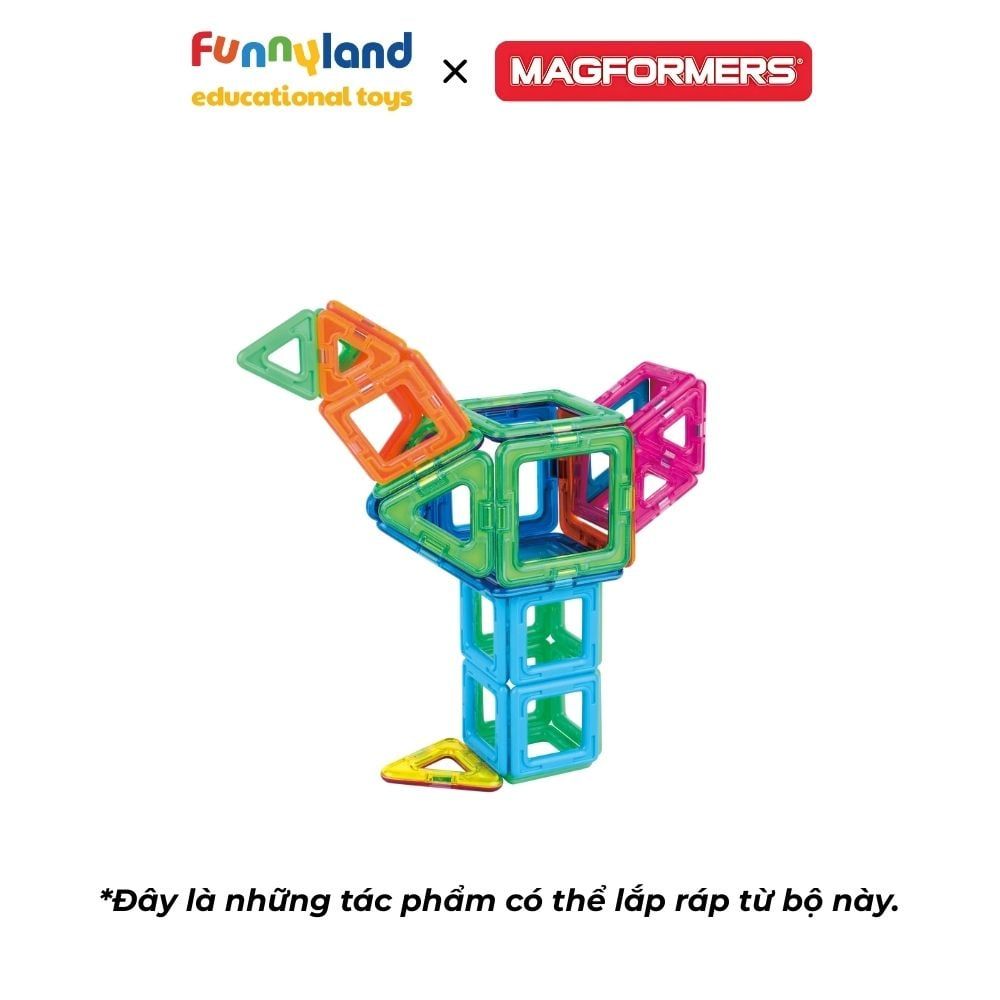 Đồ chơi xếp hình nam châm Hàn Quốc Magformers Mini Plus Set 40 mảnh