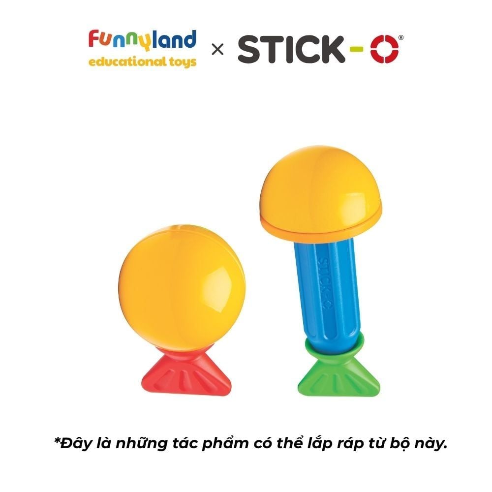 Đồ chơi xếp hình nam châm Hàn Quốc Stick-O COOKING SET
