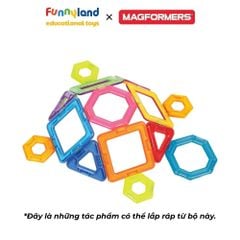 Đồ chơi xếp hình nam châm Hàn Quốc Magformers Bộ thử thách 14 mảnh