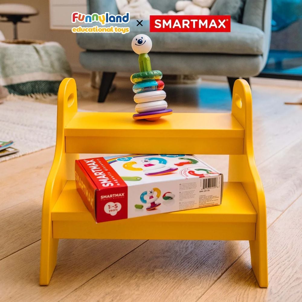 Đồ Chơi Xếp Hình Nam Châm SmartMax Bộ Vòng Tháp Xếp Chồng