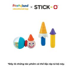 Đồ chơi xếp hình nam châm Hàn Quốc Stick-O POP FRIENDS SET
