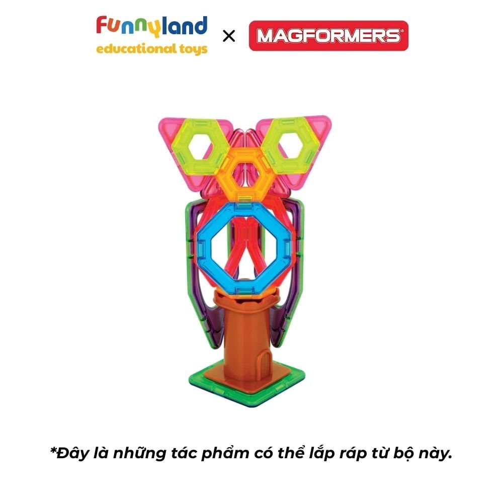 Đồ chơi xếp hình nam châm Hàn Quốc Magformers Bộ Khu Vườn Kỳ Diệu 27 chi tiết