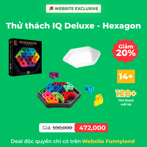 SmartGames - Thử thách IQ Deluxe - Hexagon