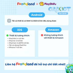 Bộ đồ chơi trẻ em: công nghệ AR "Trái Đất thực tế ảo"