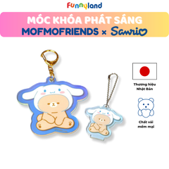 ChúThỏ lùn Hà Lan đội nón Cinnamoroll - Móc Khóa Phát Sáng
