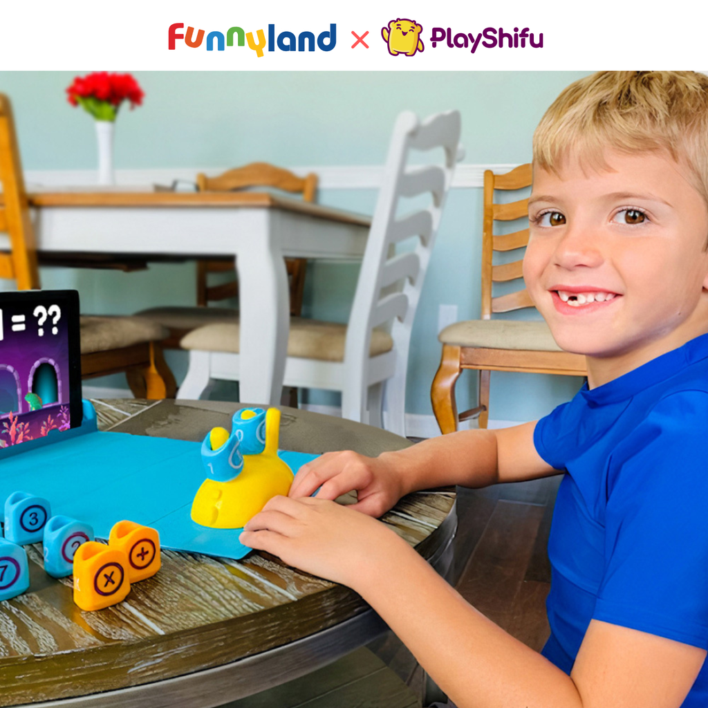 Bộ đồ chơi thực hành STEM - tiếng anh, toán học, lắp ghép Wiz Plugo