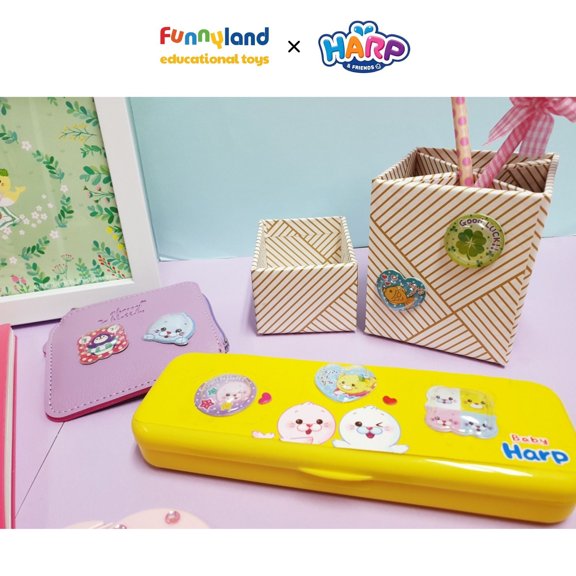 Bộ thiết kế Sticker 3D độc đáo Harp