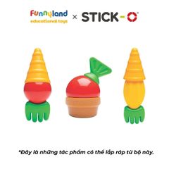Đồ chơi xếp hình nam châm Hàn Quốc Stick-O COOKING SET