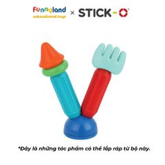 Đồ chơi xếp hình nam châm Hàn Quốc Stick-O MY FIRST WHEEL SET