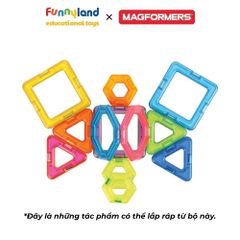 Đồ chơi xếp hình nam châm Hàn Quốc Magformers Bộ thử thách 14 mảnh