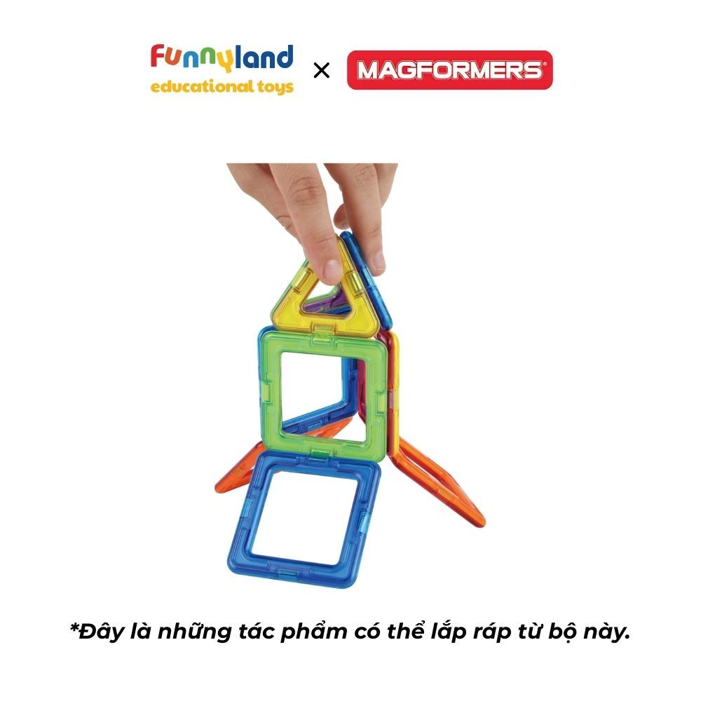 Đồ chơi xếp hình nam châm Hàn Quốc Magformers Ý tưởng đột phá [10 mảnh]