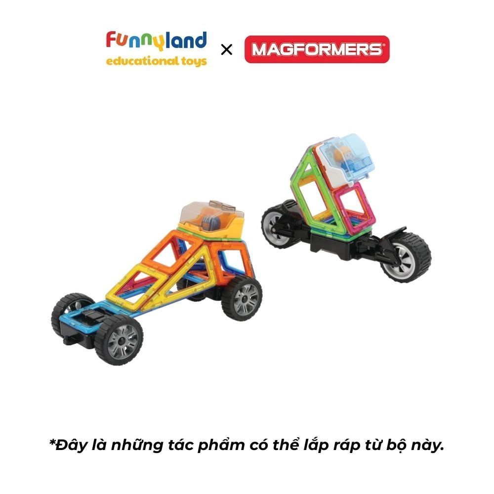 Magformers - Bộ Xe Đua Biến Hình 42 Mảnh