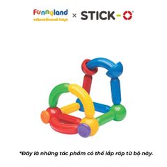 Đồ chơi xếp hình nam châm Hàn Quốc Stick-O BASIC 20 SET