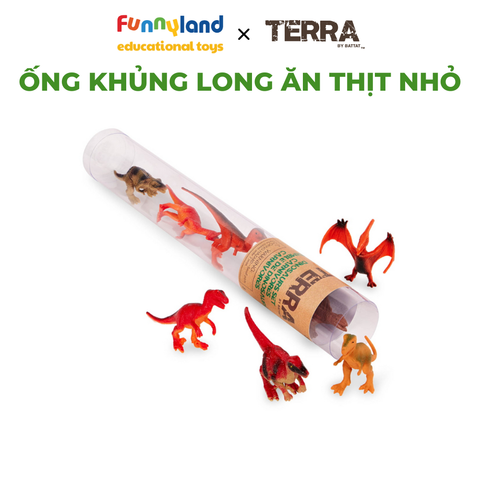 Đồ chơi mô hình động vật Terra - Ống Khủng Long Ăn Thịt Nhỏ