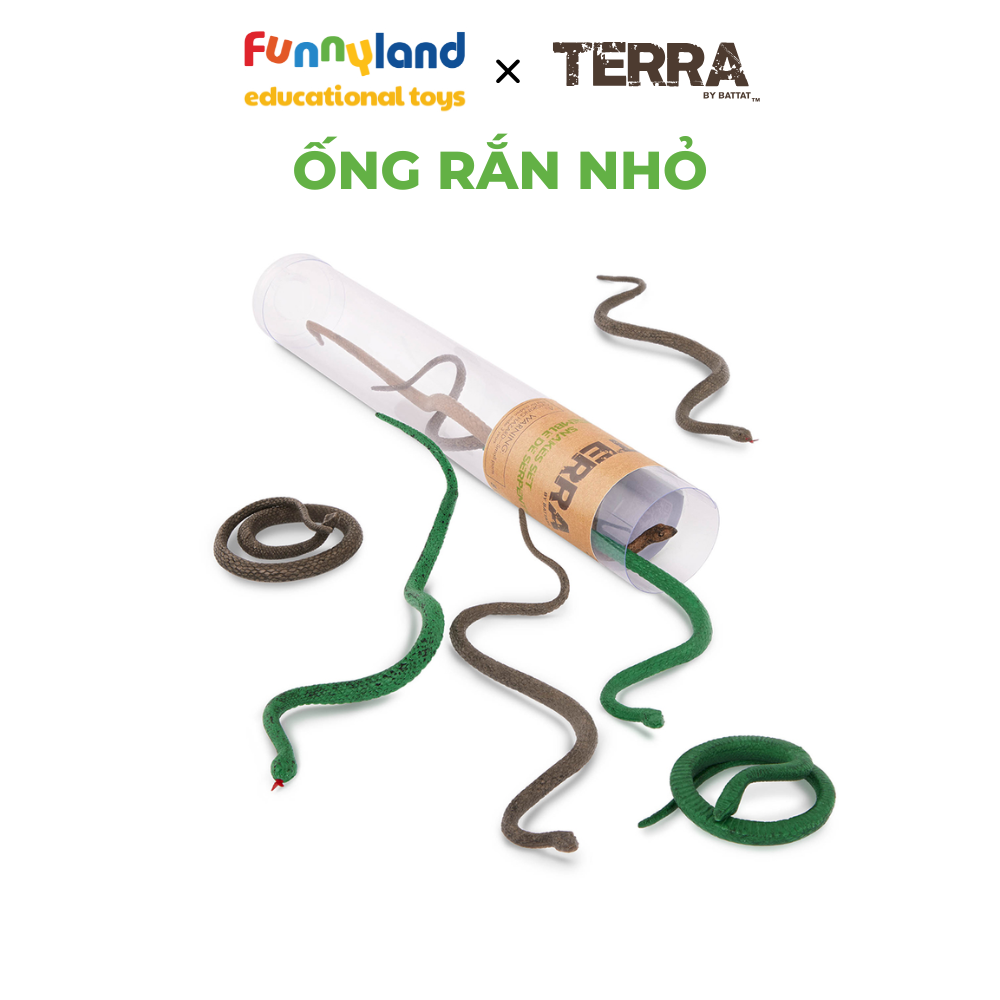 Đồ chơi mô hình động vật Terra - Ống Rắn nhỏ Terra