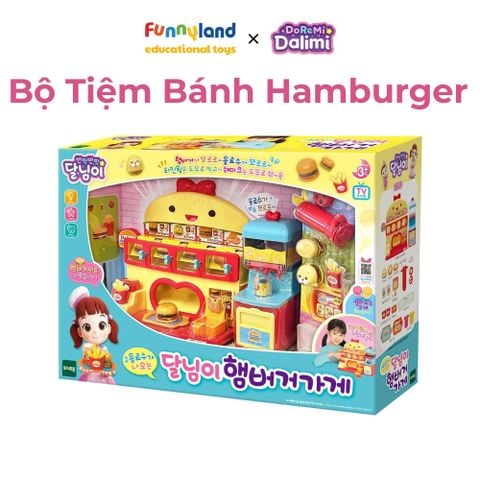 Bộ tiệm bánh Hamburger Dalimi kèm đất nặn