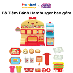 Bộ tiệm bánh Hamburger Dalimi kèm đất nặn