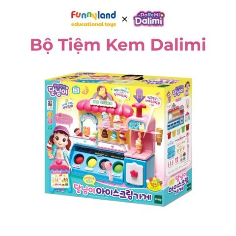 Bộ tiệm kem Dalimi kèm đất nặn