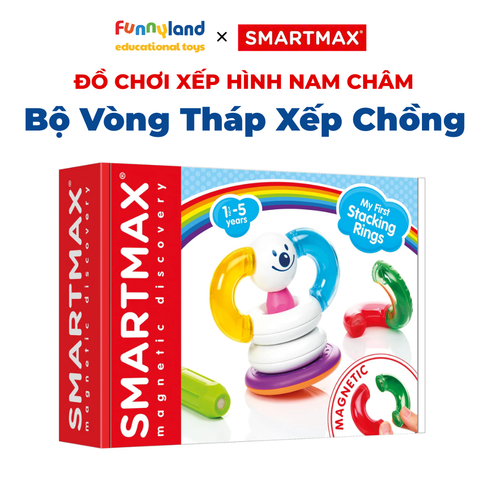 Đồ chơi xếp hình nam châm SmartMax Bộ Vòng Tháp Xếp Chồng