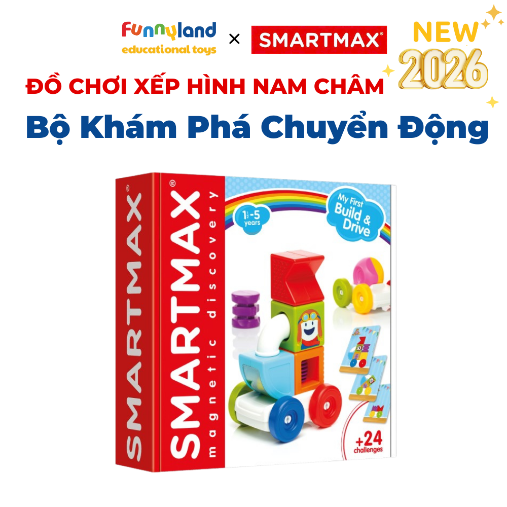 Đồ Chơi Xếp Hình Nam Châm SmartMax Khám Phá Chuyển Động