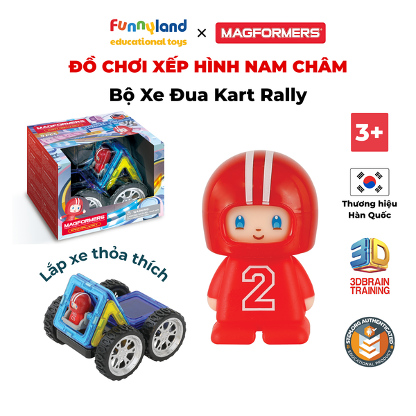 Bộ Xe Đua Kart Rally (Kèm Nhân Vật)