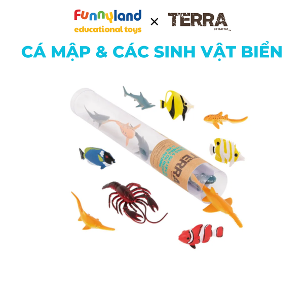 Đồ chơi mô hình động vật Terra - Cá Mập & các Sinh Vật Biển