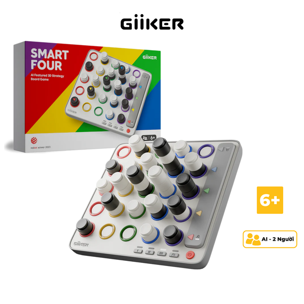 Đồ chơi thông minh Giiker Smart Four - Cờ Caro Công Nghệ AI Thông Minh