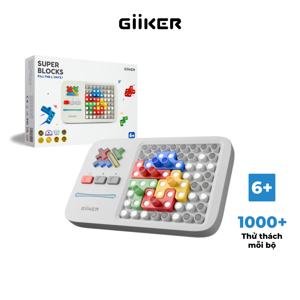 Đồ chơi đố trí: Đồ chơi Giiker Super Blocks