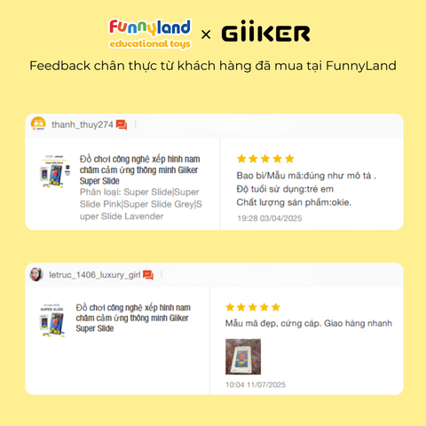 Đồ chơi xếp hình nam châm cảm ứng thông minh Giiker Super Slide