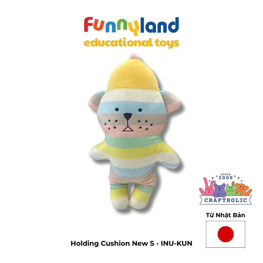 Gấu bông Nhật Bản mềm mịn Craftholic - INU-KUN Cún Mũ Len (New S) 