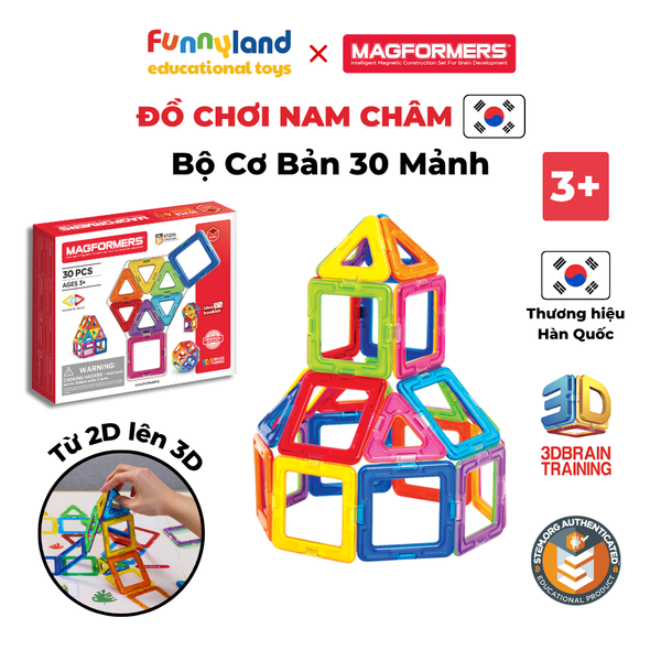 Magformers - Bộ cơ bản 30 mảnh