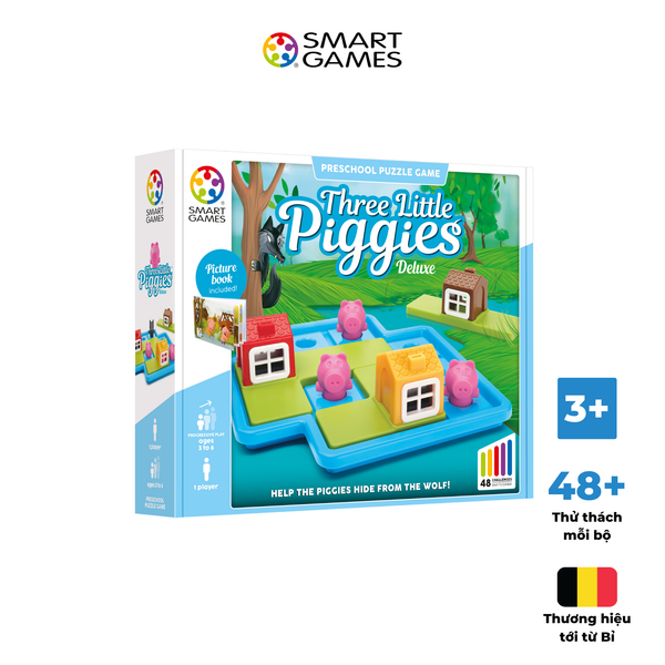 SmartGames - Thử thách Three Little Piggies Deluxe