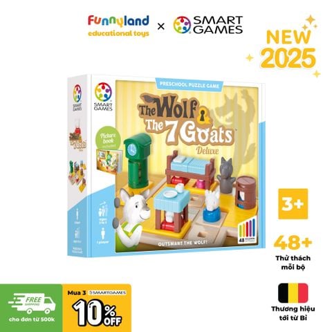 Đồ chơi trí tuệ Smartgames Thử thách Wolf & The 7 Goats