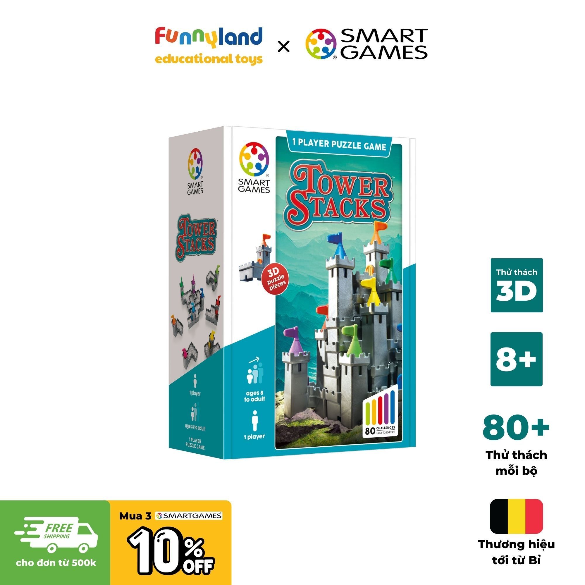 Thử Thách Tower Stacks