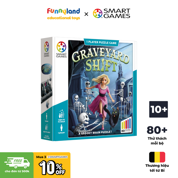 Đồ chơi trí tuệ Smartgames Thử thách Graveyard Shift