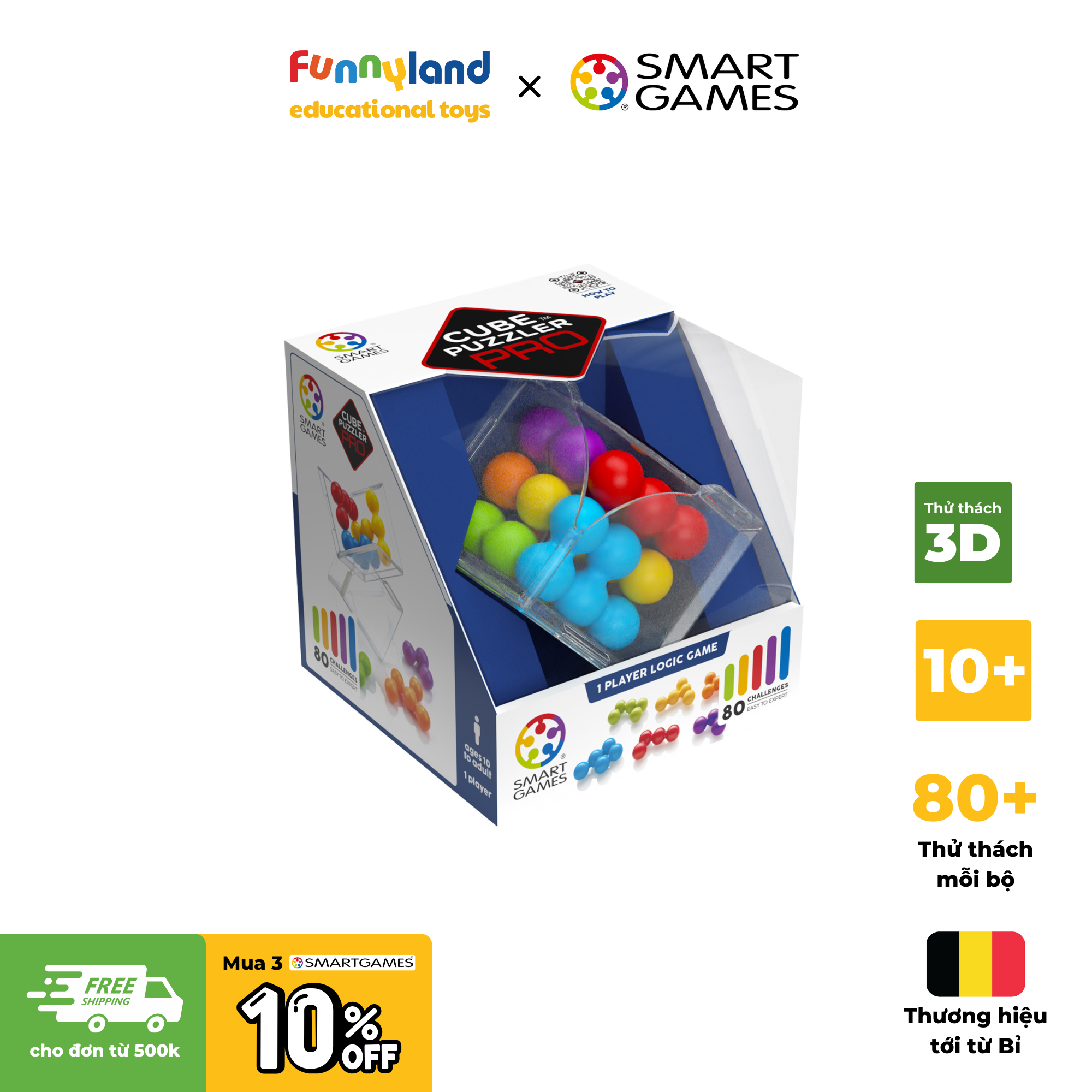 Thử thách Cube Puzzler Pro