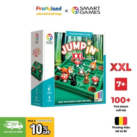 Đồ chơi trí tuệ Smartgames Thử thách Jump In’ XXL