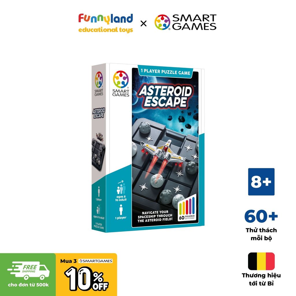 SmartGames - Thử thách Asteroid Escape