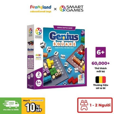 Đồ chơi trí tuệ Smartgames Thử thách Genius Square