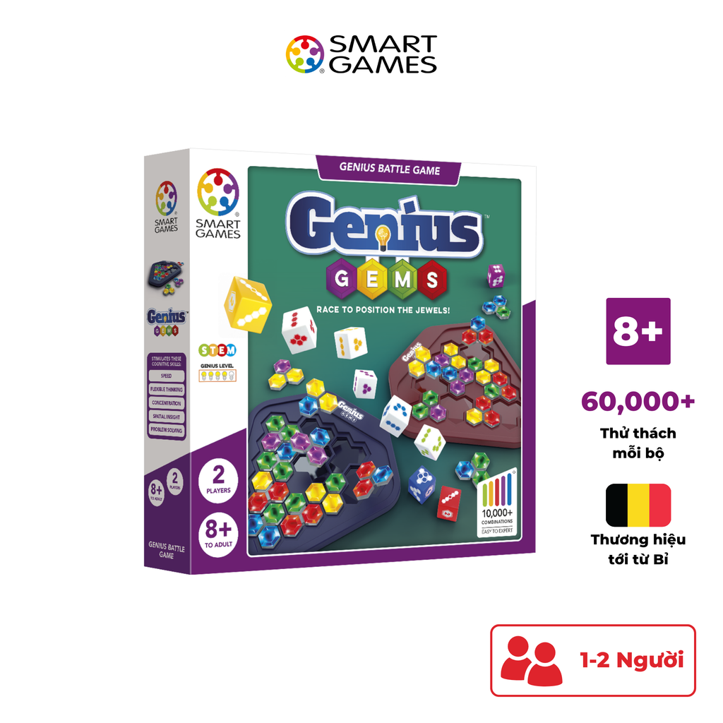 SmartGames - Thử thách Genius Gems