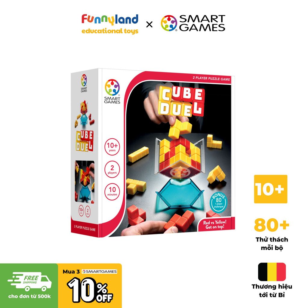 Đồ chơi trí tuệ Smartgames Thử thách Cube Duel