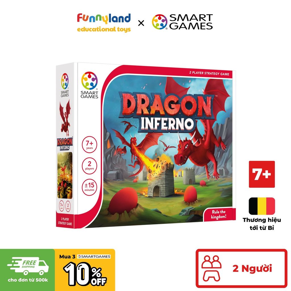 Đồ Chơi Trí Tuệ SmartGames Thử thách Dragon Inferno (2 players)