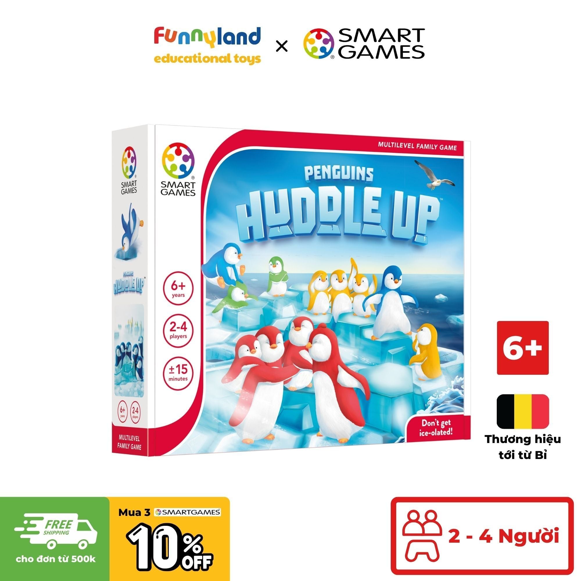 Thử Thách Penguins Huddle Up