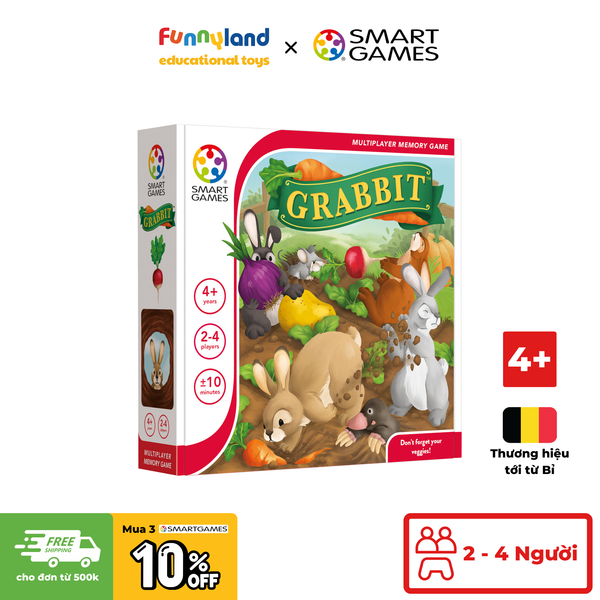 Đồ chơi trí tuệ Smartgames Thử thách Grabbit