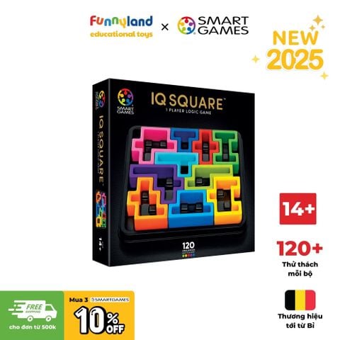 Đồ chơi trí tuệ Smartgames thử thách IQ Deluxe - Square
