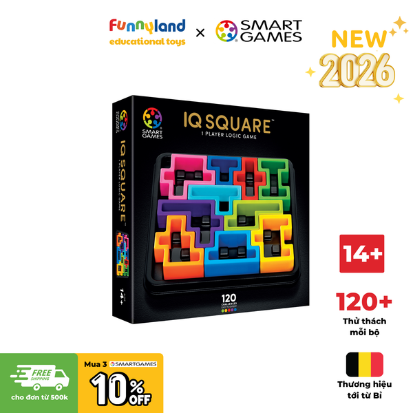 Đồ chơi trí tuệ Smartgames thử thách IQ Deluxe - Square